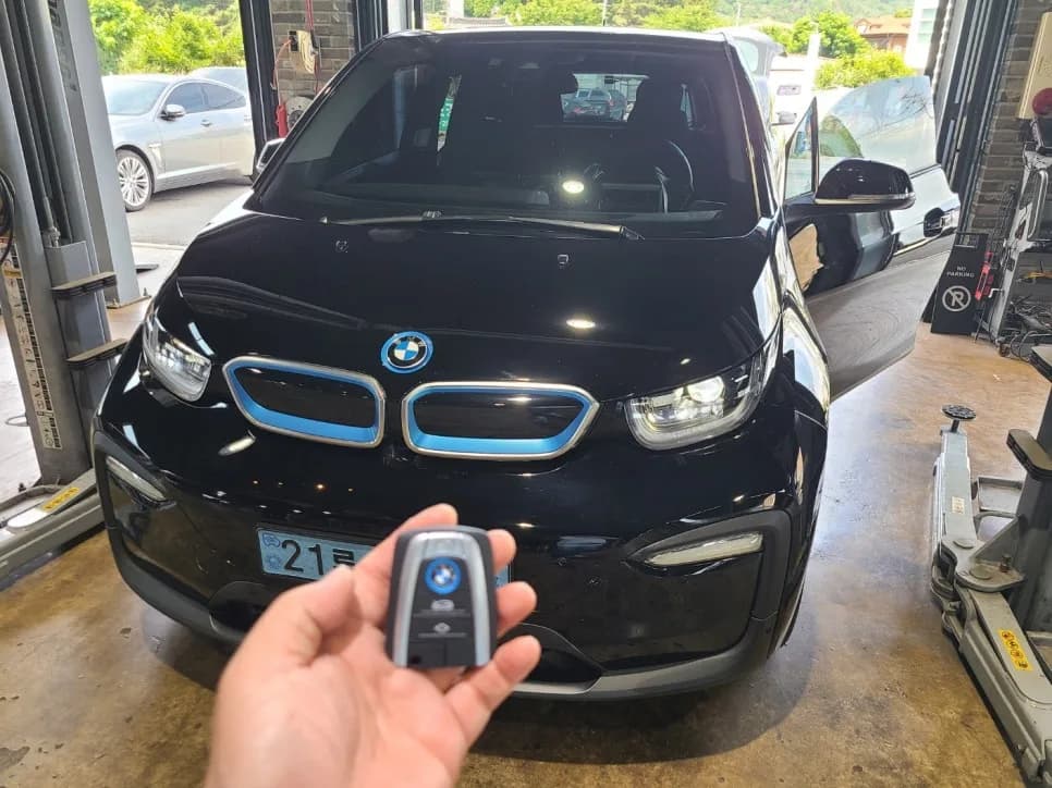 부산 기장·정관 BMW I3 스마트키 분실 출장제작
