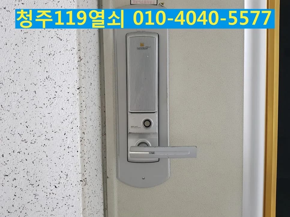 12년 쓴 게이트맨, DP951 지문도어락 교체