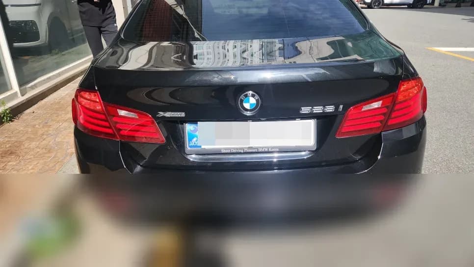 BMW F10 스마트키 전체분실 부산출장 제작완료
