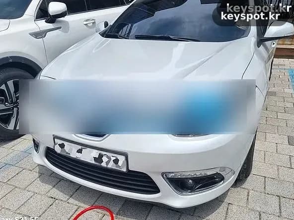 공현진항 물놀이 중 르노 플루언스 카드키 전량 분실
