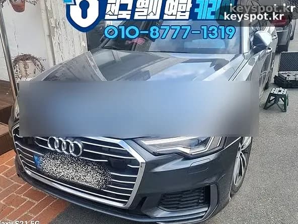 강아지가 눌러버린 잠금장치, 속초 아우디A6 개문
