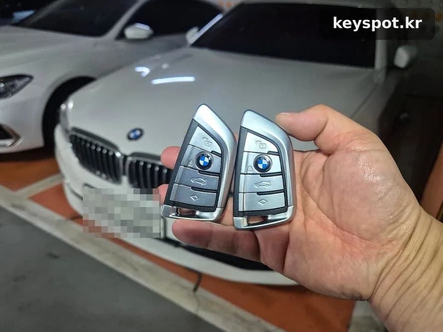 BMW 520D 키 모두분실, 견인없이 현장복원