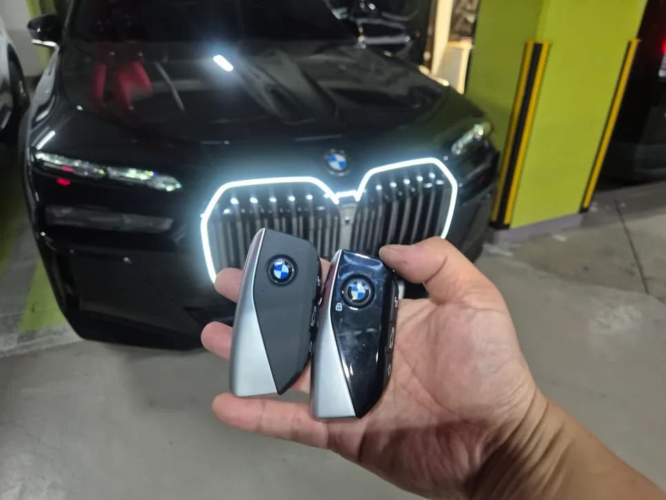 BMW 740i(G70) 스마트키 분실 보조키 제작